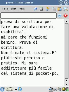 Text editor semplice