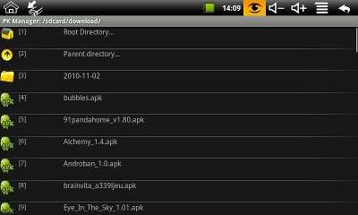PKMan filebrowser