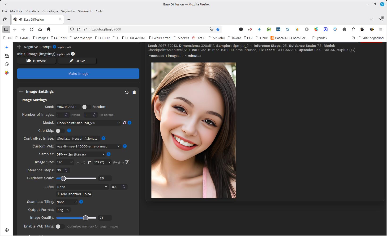 Easy Diffusion GUI
