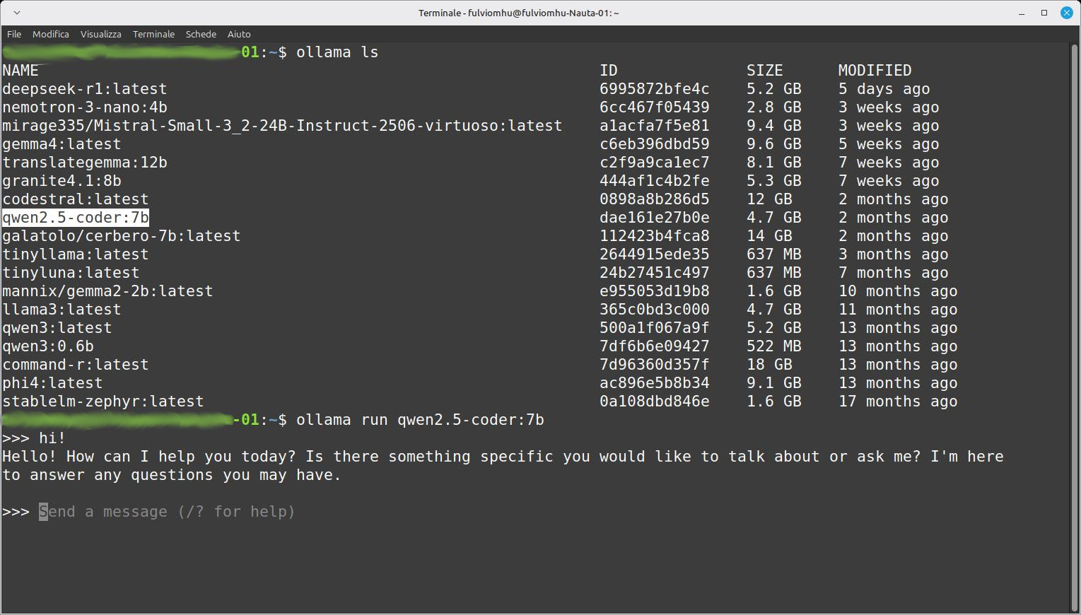 Ollama CLI